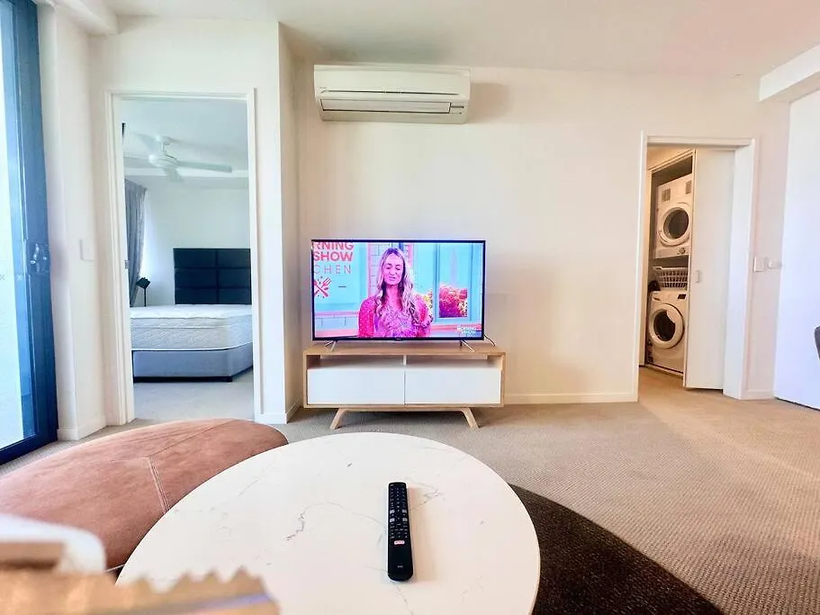 בריסביין Hamilton Riverside Luxury Apartment W Carpark
