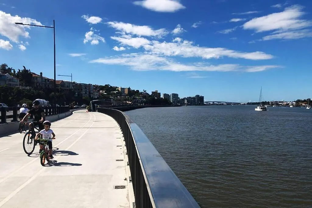 בריסביין Hamilton Riverside Luxury Apartment W Carpark